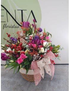 cesta oasis floral