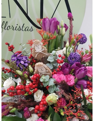 cesta oasis floral