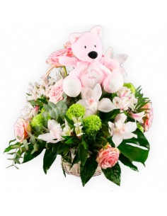 CESTA CON OSITO DE NIA